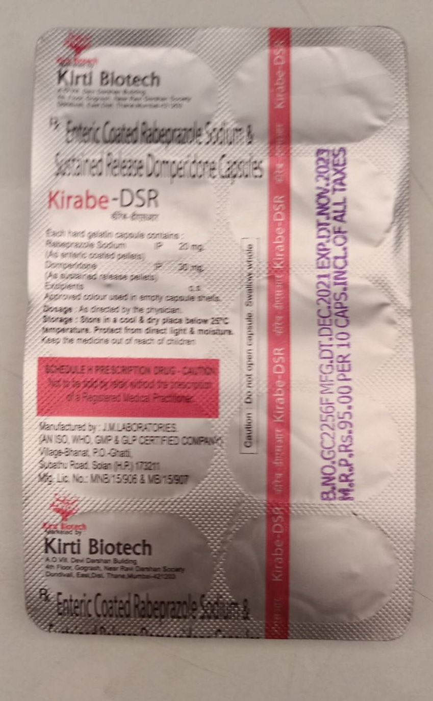 Kirabe D 20mg/30mg Capsule SR 10s