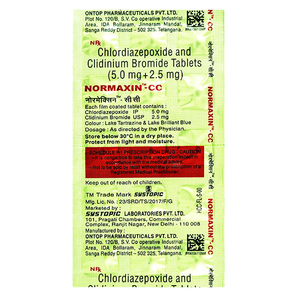 Normaxin CC 5mg/2.5mg Tablet 15s