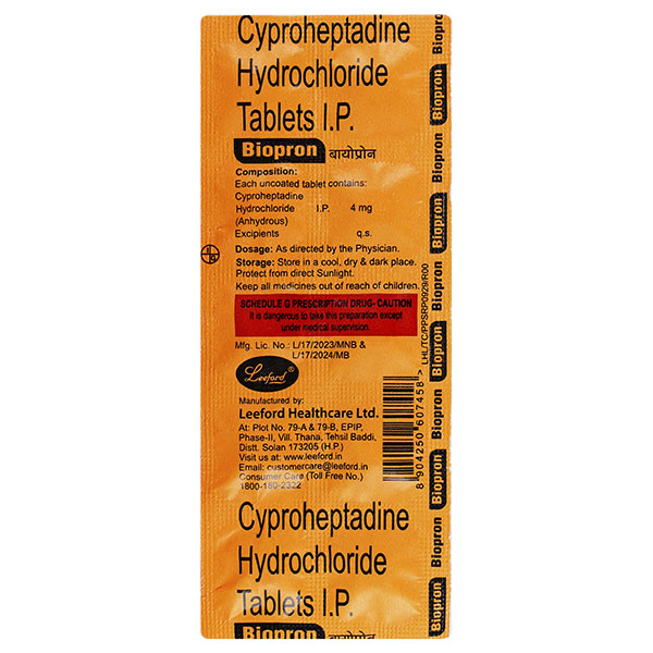 Biopron 4mg Tablet