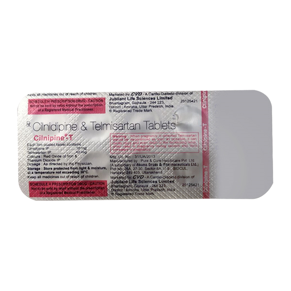 Cilnipine-T Tablet 10s