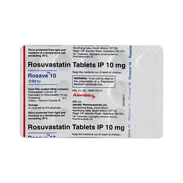 Rosave 10mg Tablet 10s