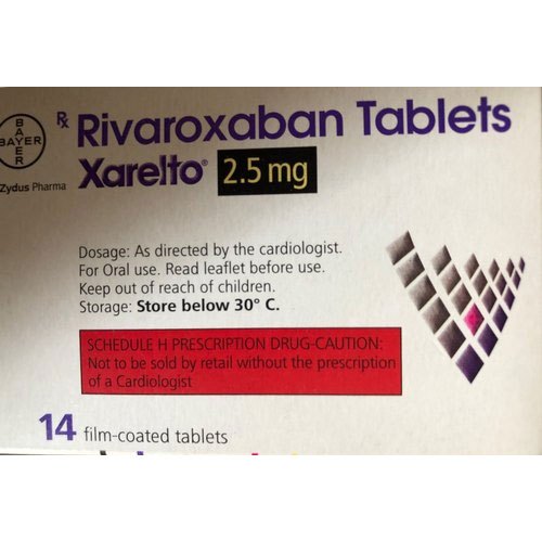 Xarelto 2.5mg Tablet 14s