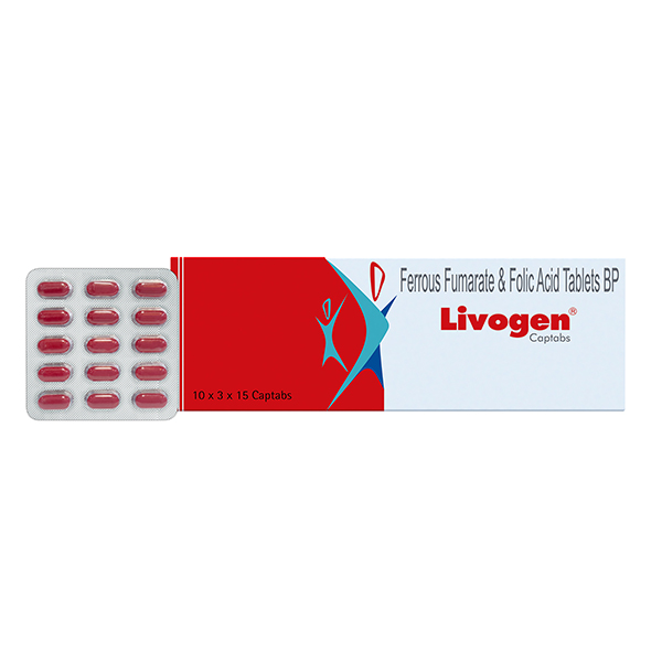 Livogen 1.5mg/152mg Captab