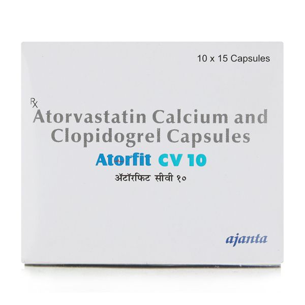 Atorfit CV 10mg/75mg Capsule