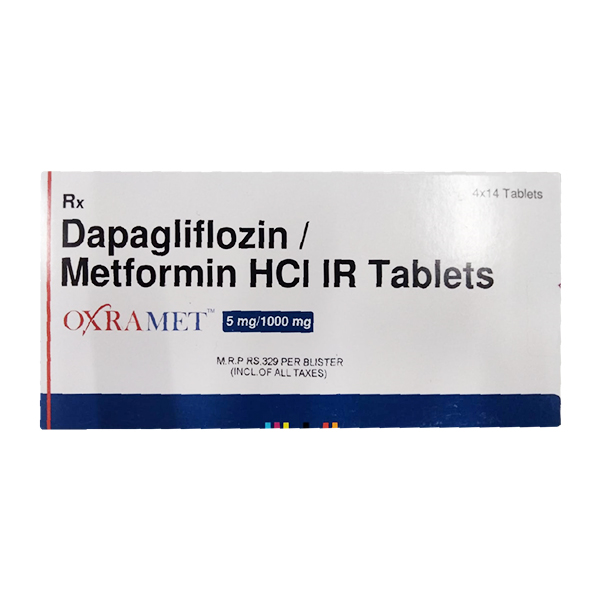 Oxramet 5mg/1000mg Tablet 14s
