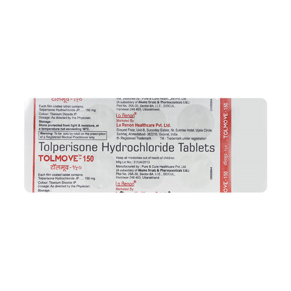 Tolmove 150mg Tablet 10s