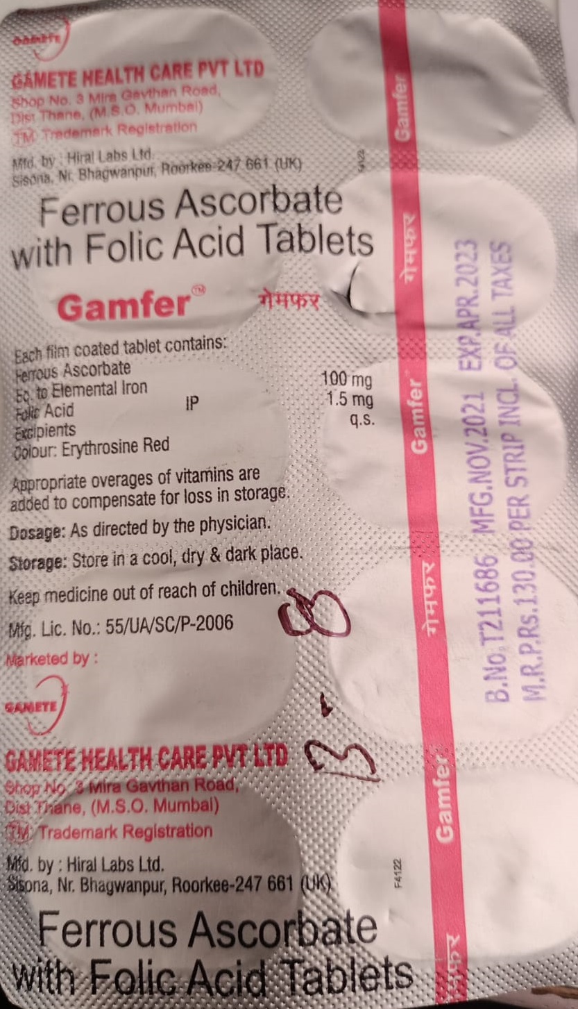 Gamfer Tablet 10s