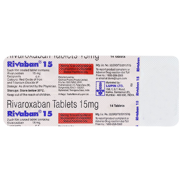 Rivaban 15mg Tablet