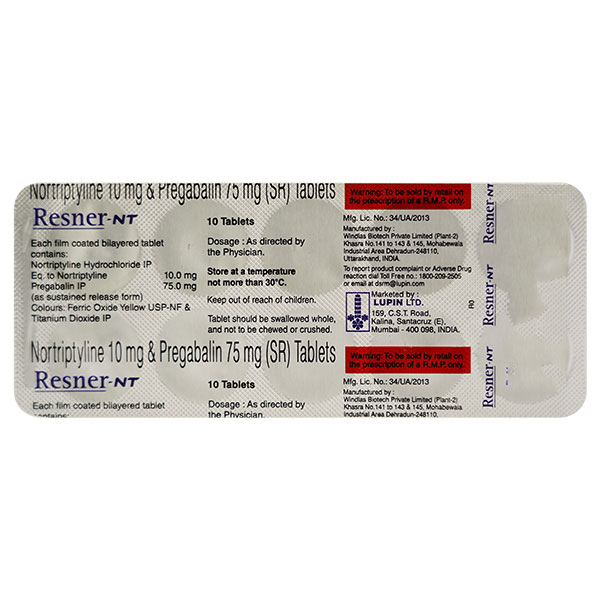Resner-NT Tablet SR 10s