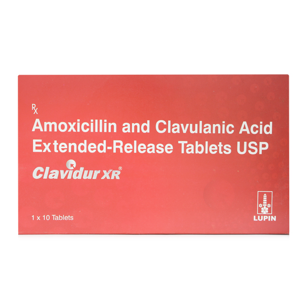 Clavidur XR 1000mg/62.5mg Tablet 10s