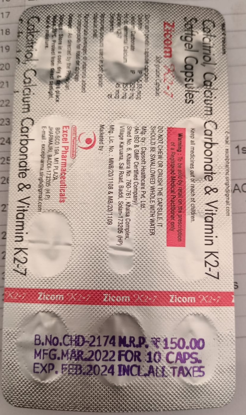 Zicom K2 7 capsule 10s