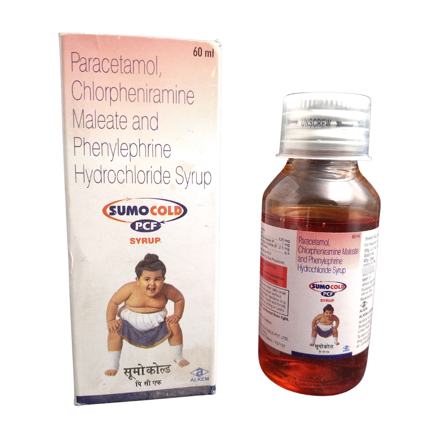 Sumo Cold Pcf Syrup 60ml