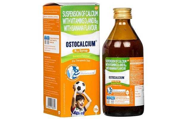 Ostocalcium B12 syrup Banana Flavour 200ml