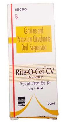 Rite O Cef CV Dry Syrup 30ml