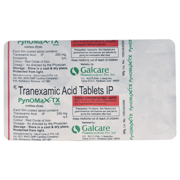 Pynomax TX 250mg Tablet 10s