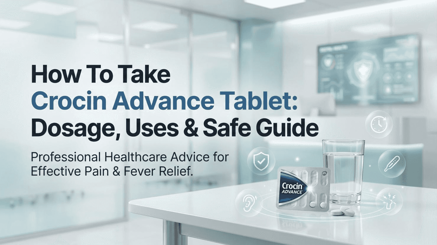 Croon Tablet How To Take Crocin Advance Tablet: Dosage, Uses & Safe Guide