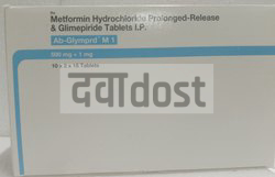 AbGlymprd M 500mg/1mg Tablets 10s