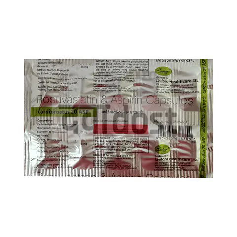 Cardiorostin ASP 20mg/75mg Capsule 10s