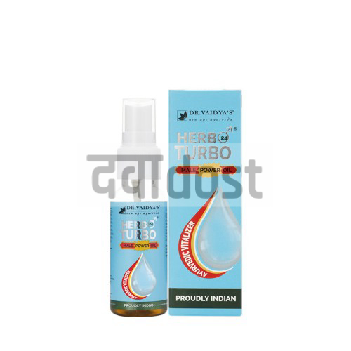 Dr Vaidyas Herbo 24 Turbo Male Power Oil 2s 