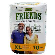 Friends Easy Adult Diaper XL 10s