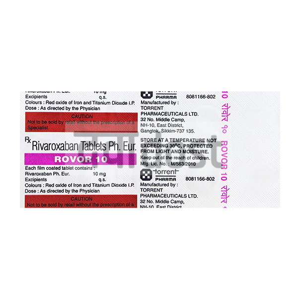 Rovor 10mg Tablet 10s