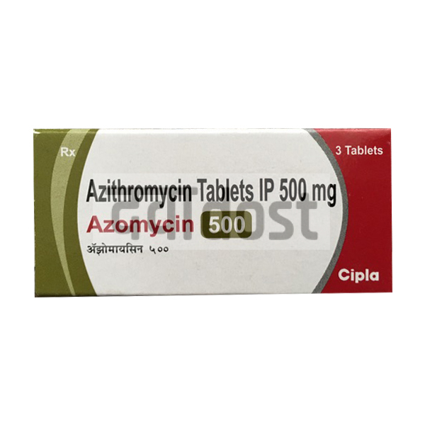 Azomycin 500mg Tablet 3s