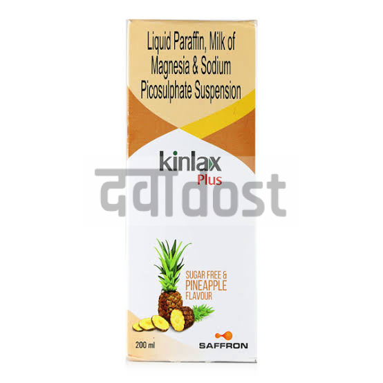 Kinlax Plus Sugar Free Syrup Pineapple