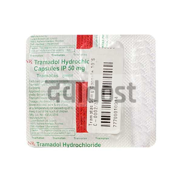 ट्रामाटैस 50mg कैप्सूल