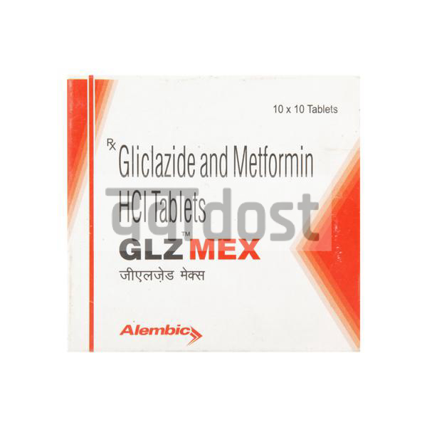 GLZ MEX 60mg/500mg Tablet