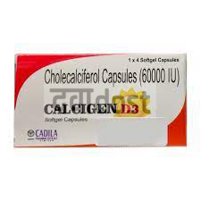 Calcigen D3 Capsule 4S