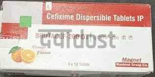 Brutacef 200mg Tablet DT 10s