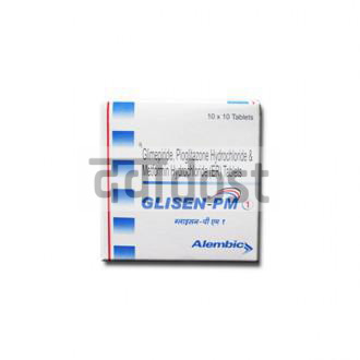 ग्लाइसेन-पीएम 1mg/500mg/15mg टैबलेट