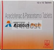 Aceclo 100mg/325mg Plus Tablet 15s