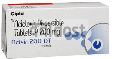 Acivir 200mg Tablet DT 10s 
