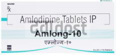 Amlong 10mg Tablet 15s