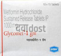 Glycomet 1gm Tablet SR 15s