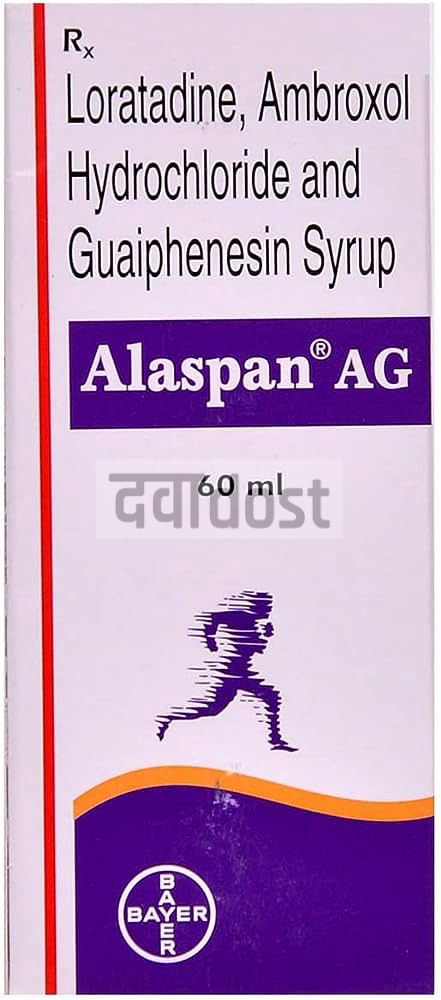 अलास्पेन एजी सिरप 60 मि.ली