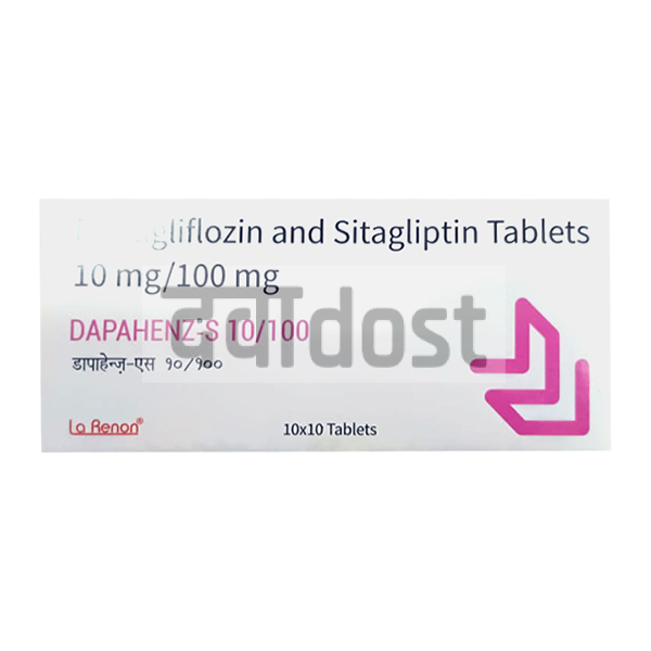 Dapahenz S 10mg/100mg Tablet 10s