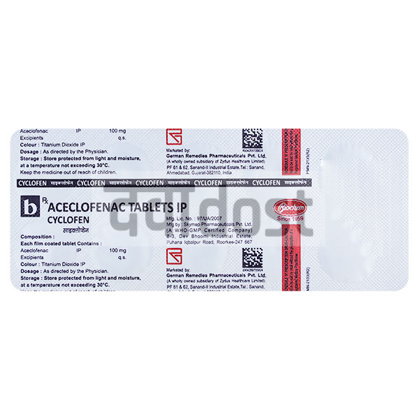 Cyclofen 100mg Tablet