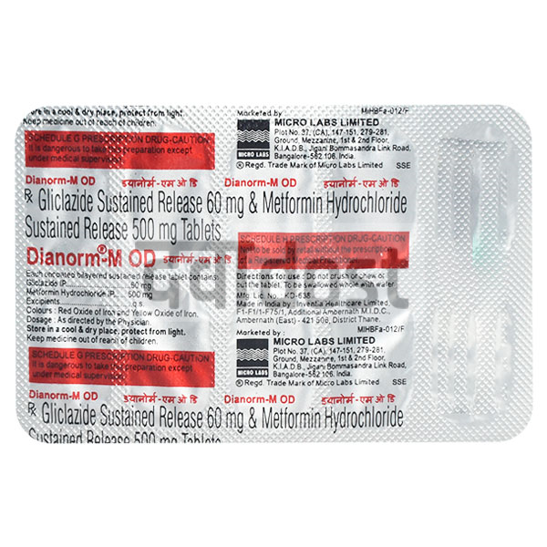 Dianorm-M OD Tablet SR 10s