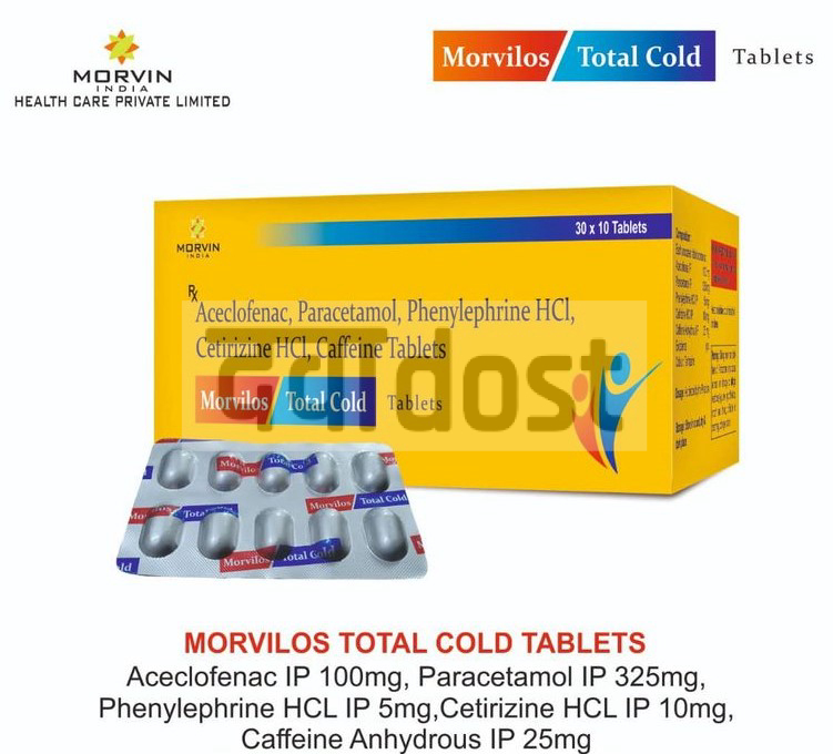 Morvilos Total Cold Tablet 10s