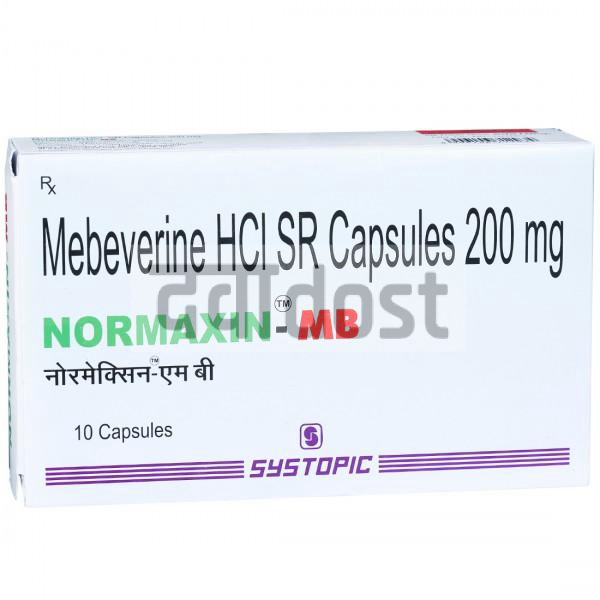 Normaxin MB 200mg Capsule SR 10s