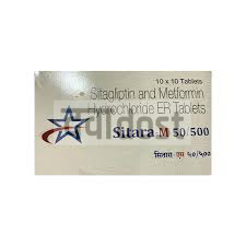 Sitara M 50mg/500mg Tablet 10s