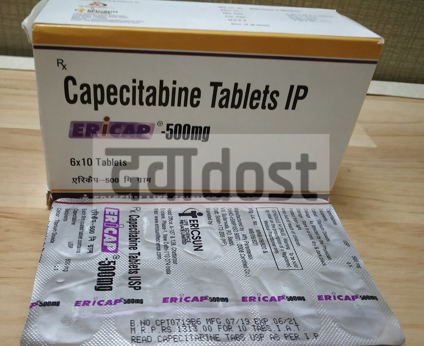 Ericap 500mg Tablet 10s