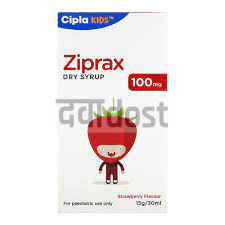 Ziprax 100mg Dry Syrup Strawberry 30ml