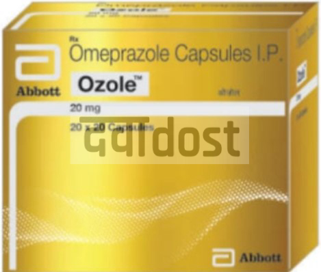 Ozole 20mg Capsule 20s