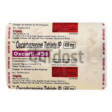 Oxcarb 450mg Tablet 10s