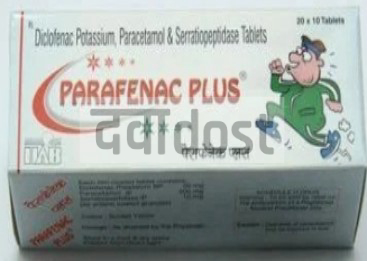 Parafenac Plus 50mg/325mg/10mg Tablet 100s