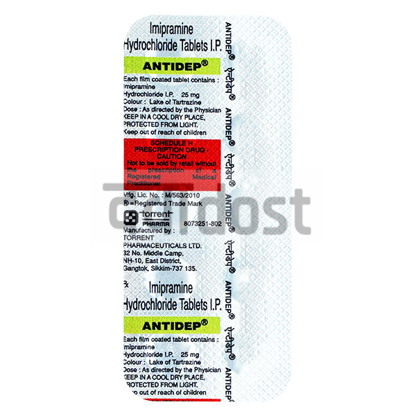 Antidep 25mg Tablet 10s