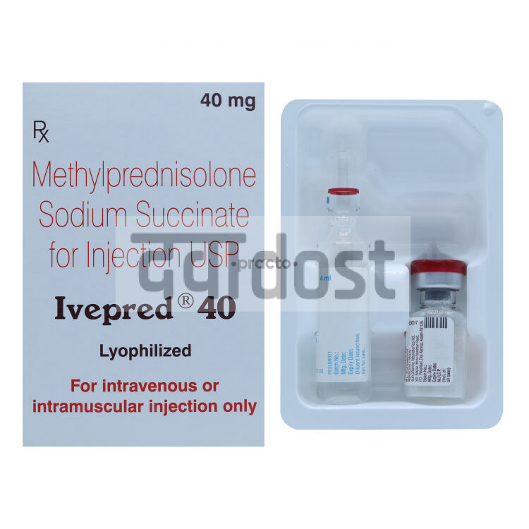 Ivepred 40mg Injection 1s